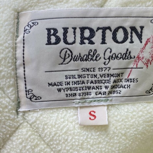 Burton Womens Quilted Jacket Sz Small Khaki Green - Picture 5 of 5